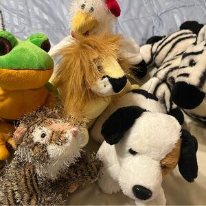 6 Ganz stuffed animals-great shape!